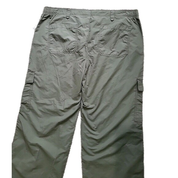 Old Navy Alpine Tundra Green Full Lngth Wide Leg Cargo Pants Women’s Size XL NWT - Picture 14 of 16